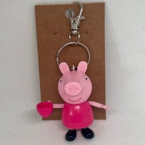 Peppa Pig Character Keychain Bag Charm